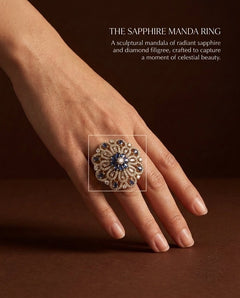 Gold-Plated Zirconia Ring