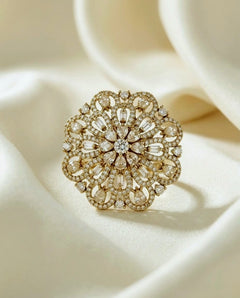Gold-Plated Zirconia Ring