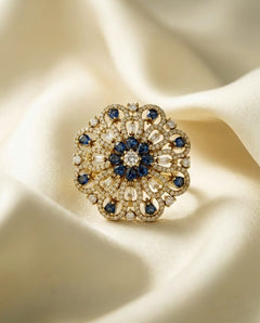 Gold-Plated Zirconia Ring