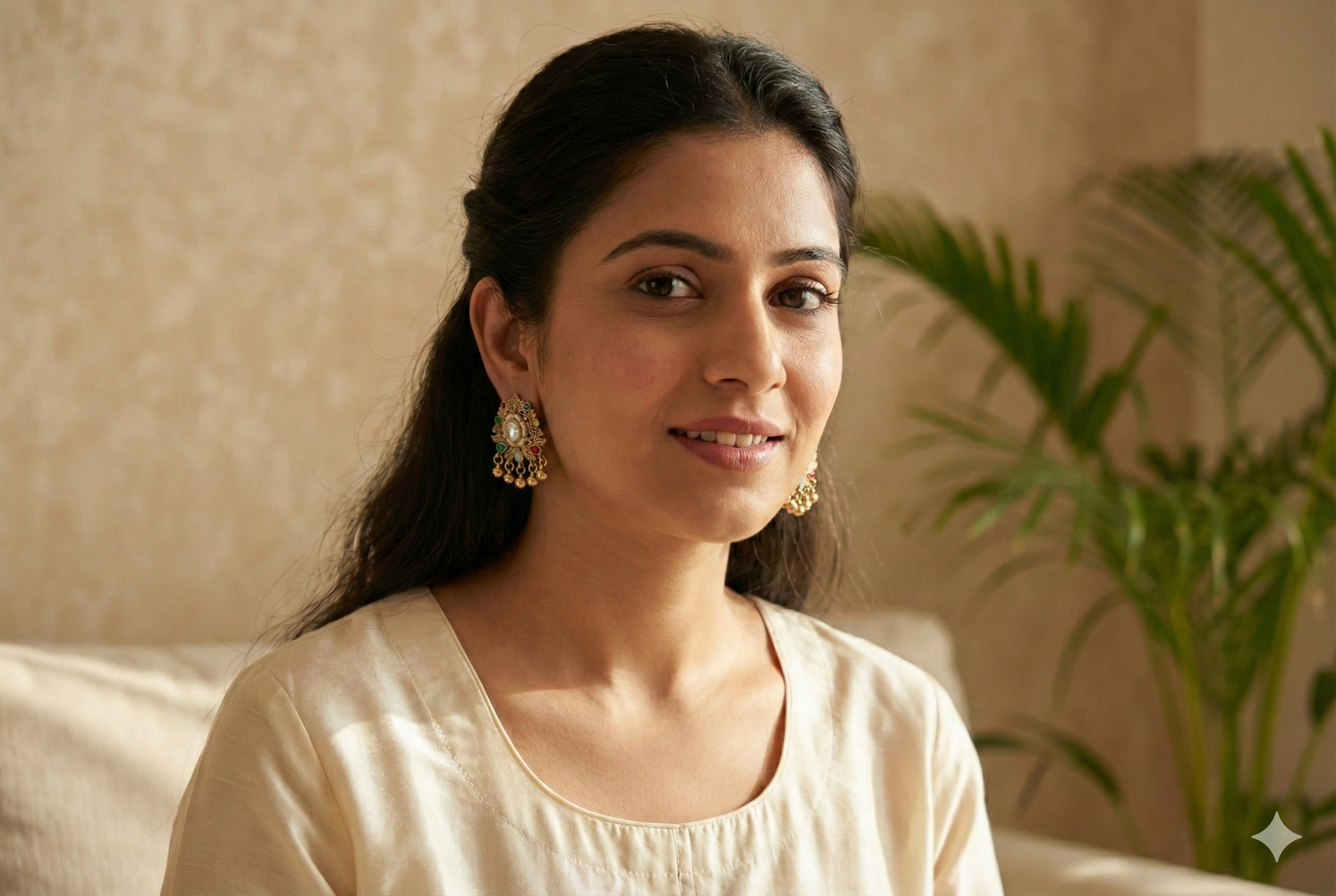 3-in-1 Convertible Earring Set - Gold Plated Studs Drops Ear Chain